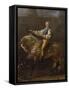 Equestrian Portrait of Stanislaw Kostka Potocki (1755-182)-Jacques Louis David-Framed Stretched Canvas