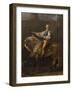 Equestrian Portrait of Stanislaw Kostka Potocki (1755-182)-Jacques Louis David-Framed Giclee Print