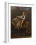 Equestrian Portrait of Stanislaw Kostka Potocki (1755-182)-Jacques Louis David-Framed Giclee Print