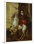 Equestrian Portrait of the Cardinal-Infante Ferdinand of Spain (1609-1641), Wearing Armour and…-Sir Anthony Van Dyck (Follower of)-Framed Giclee Print