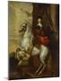 Equestrian Portrait of the Cardinal-Infante Ferdinand of Spain (1609-1641), Wearing Armour and…-Sir Anthony Van Dyck (Follower of)-Mounted Giclee Print