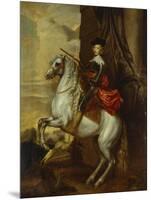 Equestrian Portrait of the Cardinal-Infante Ferdinand of Spain (1609-1641), Wearing Armour and…-Sir Anthony Van Dyck (Follower of)-Mounted Premium Giclee Print