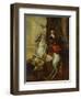 Equestrian Portrait of the Cardinal-Infante Ferdinand of Spain (1609-1641), Wearing Armour and…-Sir Anthony Van Dyck (Follower of)-Framed Giclee Print