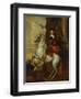 Equestrian Portrait of the Cardinal-Infante Ferdinand of Spain (1609-1641), Wearing Armour and…-Sir Anthony Van Dyck (Follower of)-Framed Giclee Print