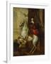 Equestrian Portrait of the Cardinal-Infante Ferdinand of Spain (1609-1641), Wearing Armour and…-Sir Anthony Van Dyck (Follower of)-Framed Giclee Print