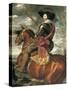Equestrian Portrait of the Count-Duke of Olivares-Diego Velazquez-Stretched Canvas