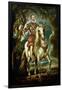 Equestrian Portrait of the Duke of Lerma (1553-1625) 1603-Peter Paul Rubens-Framed Premium Giclee Print