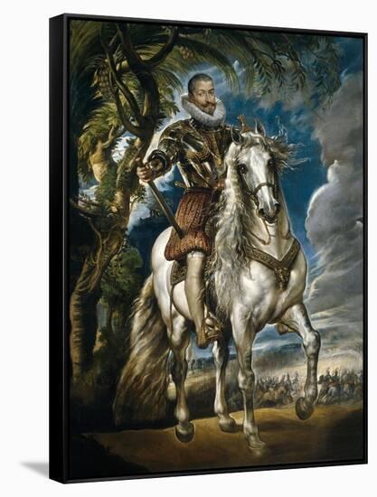 Equestrian Portrait of the Duke of Lerma, 1603-Peter Paul Rubens-Framed Stretched Canvas