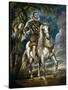 Equestrian Portrait of the Duke of Lerma, 1603-Peter Paul Rubens-Stretched Canvas