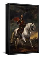 Equestrian Portrait of the Emperor Charles V, C. 1620-Sir Anthony Van Dyck-Framed Stretched Canvas