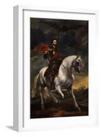 Equestrian Portrait of the Emperor Charles V, C. 1620-Sir Anthony Van Dyck-Framed Giclee Print