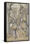 Equestrian Portrait of the Emperor Maximilian I, 1508-Hans Burgkmair-Framed Stretched Canvas