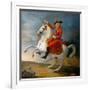 Equestrian Portrait of the King Louis XVI (1754-179)-Jean Baptiste François Carteaux-Framed Giclee Print