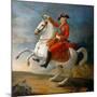 Equestrian Portrait of the King Louis XVI (1754-179)-Jean Baptiste François Carteaux-Mounted Giclee Print