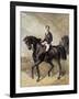 Equestrian Portrait of the Prince Eugene Louis Napoleon by Charles Porion-null-Framed Giclee Print