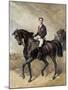 Equestrian Portrait of the Prince Eugene Louis Napoleon by Charles Porion-null-Mounted Giclee Print