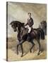 Equestrian Portrait of the Prince Eugene Louis Napoleon by Charles Porion-null-Stretched Canvas