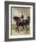 Equestrian Portrait of the Prince Eugene Louis Napoleon by Charles Porion-null-Framed Giclee Print