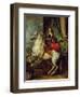 Equestrian Portrait of Thomas Francis of Carignan, Duke of Savoy, 1634-Sir Anthony Van Dyck-Framed Giclee Print