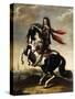 Equestrian Portrait of Valdemar Christian of Schleswig-Holstein (1622-165)-Wolfgang Heimbach-Stretched Canvas