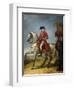 Equestrian Portrait, the First Consul Awarding a Sabre of Honor, after Battle of Marengo, June 1800-Antoine Jean Gros-Framed Art Print