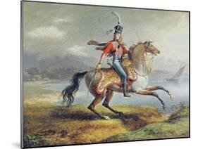 Equestrian Self Portrait, 1806-08-Louis Lejeune-Mounted Giclee Print