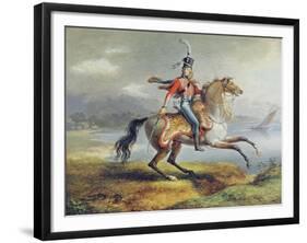 Equestrian Self Portrait, 1806-08-Louis Lejeune-Framed Giclee Print