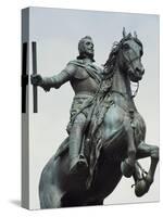 Equestrian Statue from the Monument to Philip IV-Pietro Tacca-Stretched Canvas