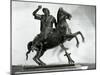 Equestrian Statue of Alexander the Great in Bronze from Herculaneum, Italy AD-null-Mounted Giclee Print