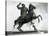 Equestrian Statue of Alexander the Great in Bronze from Herculaneum, Italy AD-null-Stretched Canvas