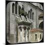 Equestrian Statue of Bartolomeo Colleoni, Venice, Campo Dei Santi Giovanni E Paolo, Circa 1890-1895-Leon, Levy et Fils-Mounted Photographic Print