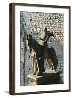 Equestrian Statue of Cangrande I, 1329, Verona-null-Framed Photographic Print