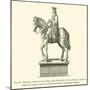 Equestrian Statue of Clovis, King of the Franks (465-511)-null-Mounted Giclee Print