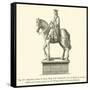 Equestrian Statue of Clovis, King of the Franks (465-511)-null-Framed Stretched Canvas