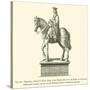 Equestrian Statue of Clovis, King of the Franks (465-511)-null-Stretched Canvas