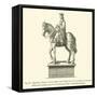 Equestrian Statue of Clovis, King of the Franks (465-511)-null-Framed Stretched Canvas