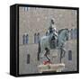 Equestrian Statue of Cosimo I, Grand Duke of Tuscany-Giambologna-Framed Stretched Canvas