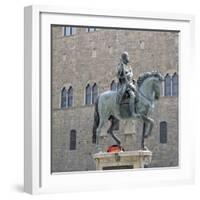 Equestrian Statue of Cosimo I, Grand Duke of Tuscany-Giambologna-Framed Giclee Print