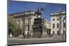 Equestrian statue of Frederick the Great on Unter den Linden in Berlin, Germany-null-Mounted Art Print