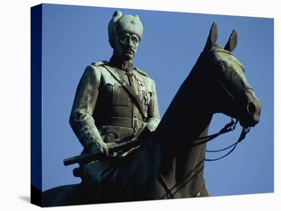 Equestrian Statue of General Mannerheim, Helsinki, Finland, Scandinavia-Ken Gillham-Stretched Canvas