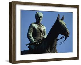 Equestrian Statue of General Mannerheim, Helsinki, Finland, Scandinavia-Ken Gillham-Framed Photographic Print