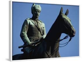 Equestrian Statue of General Mannerheim, Helsinki, Finland, Scandinavia-Ken Gillham-Framed Photographic Print