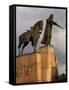 Equestrian Statue of Grand Duke Gediminas, Vilnius, Lithuania-null-Framed Stretched Canvas