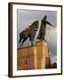 Equestrian Statue of Grand Duke Gediminas, Vilnius, Lithuania-null-Framed Photographic Print