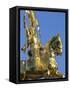 Equestrian Statue of Joan of Arc, French Quarter, New Orleans, Louisiana, USA-J P De Manne-Framed Stretched Canvas