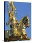 Equestrian Statue of Joan of Arc, French Quarter, New Orleans, Louisiana, USA-J P De Manne-Stretched Canvas