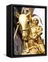 Equestrian Statue of Joan of Arc in the Square Pyramids, Paris, France-Philippe Hugonnard-Framed Stretched Canvas