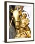 Equestrian Statue of Joan of Arc in the Square Pyramids, Paris, France-Philippe Hugonnard-Framed Photographic Print