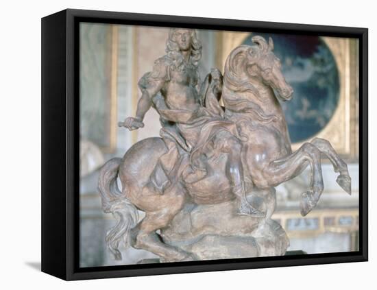 Equestrian Statue of King Louis XIV, 1670-Gian Lorenzo Bernini-Framed Stretched Canvas