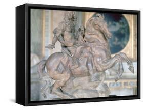 Equestrian Statue of King Louis XIV, 1670-Gian Lorenzo Bernini-Framed Stretched Canvas